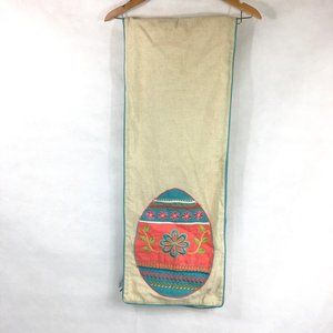 ARTISTIC ACCENTS large table runner Easter eggs